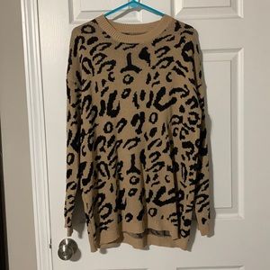 Cheetah sweater